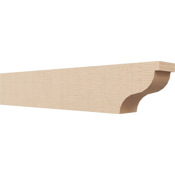 Ekena Millwork 4in. W x 6in. H x 32in. L Garner Woodgrain TimberThane Rafter Tail, Primed Tan RFTUR04X06X32GARRCPR - main